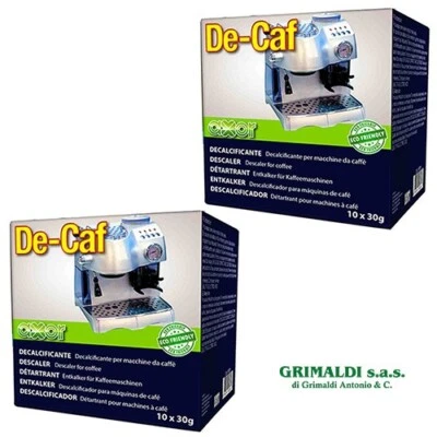 AXOR DE030 DECAF 2 CONFEZIONE DA 10 BUSTINE DECALCIFICANTE PER MACCHINA DA CAFFÉ