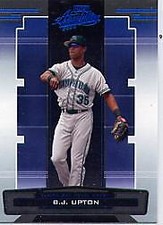 2005 (DEVIL RAYS) Absolute Memorabilia Blue #2 B.J. Upton