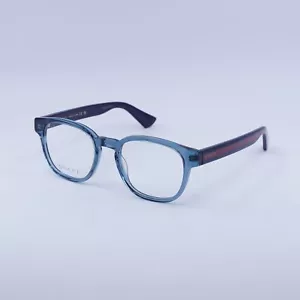 Gucci GG0927O 006 Transparent Blau/Blau 49mm Brille Neu Original - Bild 1 von 7