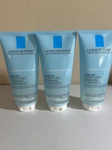 3-Pack Roche Posay Toleriane Purifying Facial Cleanser Niacinamide Exp. 5/27 New - Picture 1 of 6