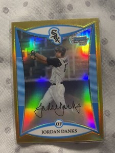 JORDAN DANKS 1ST 2008 BOWMAN CHROME DRAFT #BDPP11 WHITE SOX NM-MT+ OR BETTER