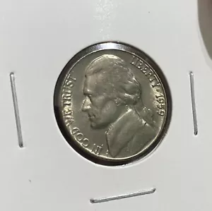 1959 No Mint Mark Jefferson Nickel Uncirculated - Picture 1 of 2