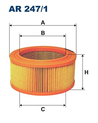 FILTRON AR 247/1 Air Filter for VOLVO - Image 1 of 4