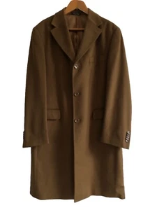 Aldo Maria Testa Collection Wool/Cashmere Overcoat - UK 42 - Picture 1 of 13