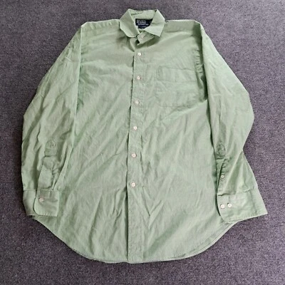 Camisa Polo Ralph Lauren De Colección Para Hombres 15 32/33 Verde Curham Abotonada Manga Larga Foto 1 de 4