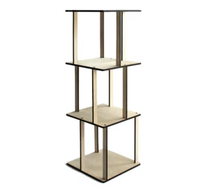 Modern Free-Standing Wooden Floor Shelving Unit for Living Room - Flat Pack - Picture 1 of 6