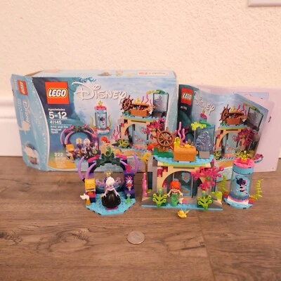 LEGO Disney Ariel and the Magical Spell (41145) Incomplete w/ Box & Instructions - Image 1 of 4