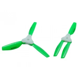 Microheli Kunststoff klappbarer 3-Blatt Propeller 4045 CW/CCW mit Halterung (GRÜN) - Bild 1 von 1