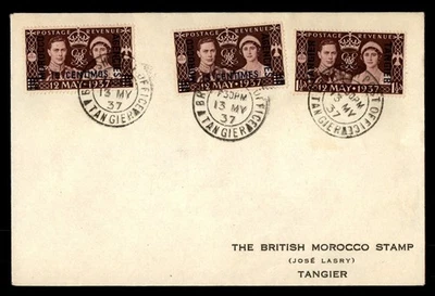 Mayfairstamps Marocco 1937 Tangeri Re e Regina Copertina aau_79853 - Immagine 1 di 2