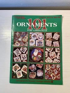 Leisure Arts 101 Ornaments for Christmas 3016 Cross Stitch Pattern Booklet NEW - Picture 1 of 7