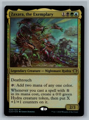 Magic The Gathering Commander 2020 Zaxara, the Exemplary #020/322 Foil MTG TCG - Image 1 of 2