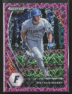 Nathan Hickey 2021 Panini Prizm Draft Picks #PDP136 Pink Velocity Prizm - Picture 1 of 2