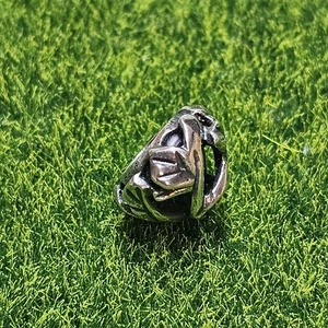 Trollbeads Retired Crown Of Leaves Spacer Silver Bead - Picture 1 of 4