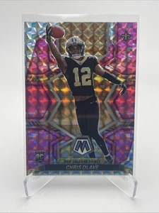 2022 Panini Mosaic - Rookies Chris Olave #313 Camo Pink Mosaic Prizm (RC) - Picture 1 of 2