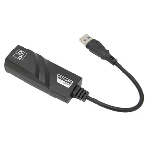 Ethernet Adapter 1000Mbps Fast Transmission Stable Internet Small Portable W NEW - Afbeelding 1 van 12