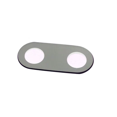 Tampa traseira de vidro durável da lente da câmera + adesivo substitui para BlackBerry KEY 2 - Imagem 1 de 4