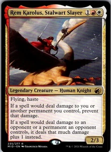 Rem Karolus, Stalwart Slayer R Innistrad: Midnight Hunt 235 NM - Bild 1 von 1
