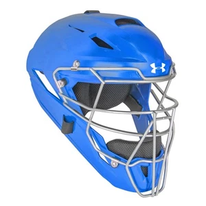 Casco de receptor Under Armour Converge Tack mate de béisbol/softbol para adultos - real - Imagen 1 de 1