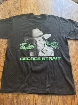 Camisa Grande Vintage Años 90 George Strait Animador del Año Country Tour Foto 1 de 4