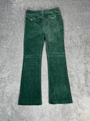 Anthropologie By Pilcro And The Letterpress Corduroy Pants Womens 25 Green Logo - Image 1 of 4