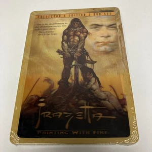 Scratch On Case Frazetta: Painting With Fire (DVD, 2004, 2-Disc Set) Metal Case - Imagen 1 de 5