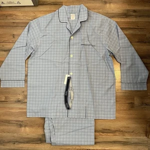 Brooks Brothers Herren Gr. XL Pyjama Set kariert langarm NEU - Bild 1 von 10
