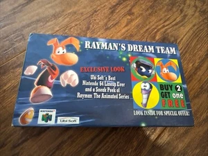Rayman’s Dream Team N64 Demo VHS Tape RARE! - Picture 1 of 3