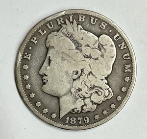 1879-CC Morgan Silver Dollar $1 Carson City Mint - Picture 1 of 2