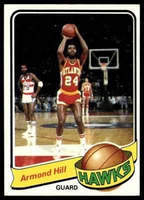 1979-80 Topps Armond Hill Atlanta Hawks #57 *A* - Image 1 of 2