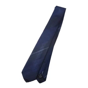 Gucci Silk 100% GG Pattern Necktie Total Navy Used LIFE-0 - Picture 1 of 7