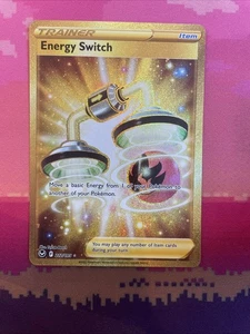 Pokemon Card Energy Switch 212/195 Secret Rare Silver Tempest Near Mint - Picture 1 of 2