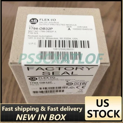 1 PCS New Factory Sealed AB 1794-OB32P SER A Flex 32 Point Digital Output Module - Image 1 of 3