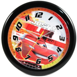 Disney Cars Lightning McQueen Kids Boys Girls 10" Wall Clock Home Room Decor NEW - Picture 1 of 7