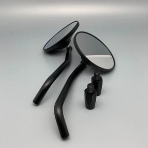 LSL ERGONIA SPIEGEL SILBER PAAR SET LENKERSPIEGEL M10 SCHWARZ E-GEPRÜFT ALU - Bild 1 von 6