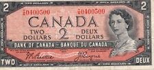 1954 2.00  CANADIAN PAPER MONEY