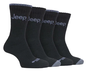 JEEP - 4 pares de calcetines de lujo acolchados gruesos anti ampollas para hombre para senderismo - Imagen 1 de 18