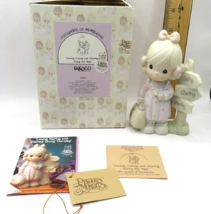 1992 Enesco Precious Moments #C0013 "Loving, Caring, And Sharing Along The Way" - Bild 1 von 13