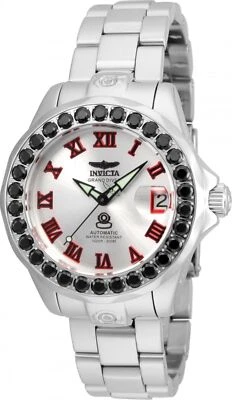 Invicta 23541 Grand Diver Automatico Gemma Lunetta Acciaio Inox Donna Orologio - Immagine 1 di 4