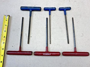 Lot Of 6 ~ Assorted CHESCO T-Handle Hex Wrenches ~ Used & Soiled. - Picture 1 of 2
