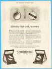 1919 South Bend Watch Co IN Chesterfield Pocket Watch Purple Ribbon Vintage Ad