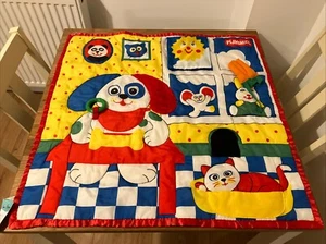Vintage Playskool Playmat Baby Mat Bright Colourful Retro Old 1990s Sensory - Picture 1 of 12