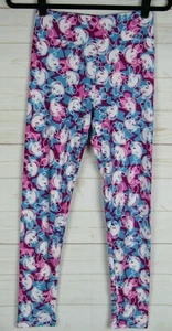 LuLaRoe One Size OS Disney Leggings Pink & Blue with Mickey Heads New - Picture 1 of 3