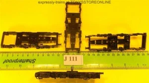 XX j111 jouef oo spares 4x trailing black bogie frames for class 40 loco - Picture 1 of 1