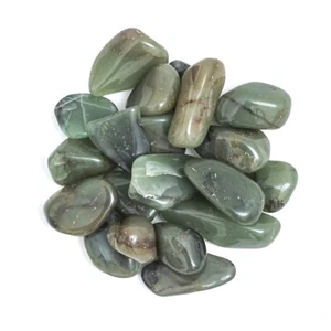 50g Small Tumbled Green Chalcedony Gemstone Crystals Jewelry Making Rocks Crafts - Picture 1 of 5