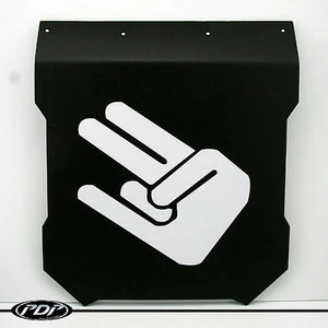 2015+ Polaris AXYS RMK Snow Flap, 600/800 PDP SNOWMOBILE SNOWFLAP SHOCKER WHITE - Picture 1 of 4