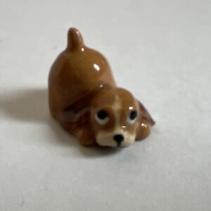Hagen Renaker Disney Lady Tramp Ruffles Dog Puppy Figurine *Broken Ear * Vintage