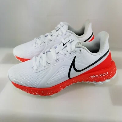 NEW Men's 4 Wmns 5.5 Nike React Infinity Pro White/Red Golf Shoes CT6620-106 - Image 1 of 4