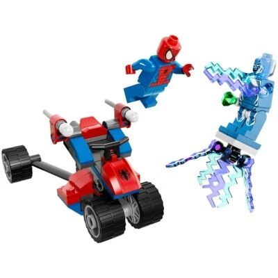LEGO 76014 Spider-Trike vs. Electro * Ultimate Spider-man set temático COMPLETO Foto 1 de 4