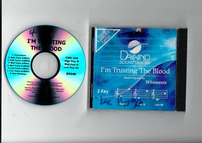 Bandas sonoras Daywind, I'm Trusting The Blood, Whisnants, CD de acompañamiento de Iglesia Foto 1 de 2