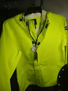 Chaqueta de lluvia Caterpillar Essential para hombre de alta visibilidad amarilla talla grande nueva con etiquetas envío gratuito - Imagen 1 de 8